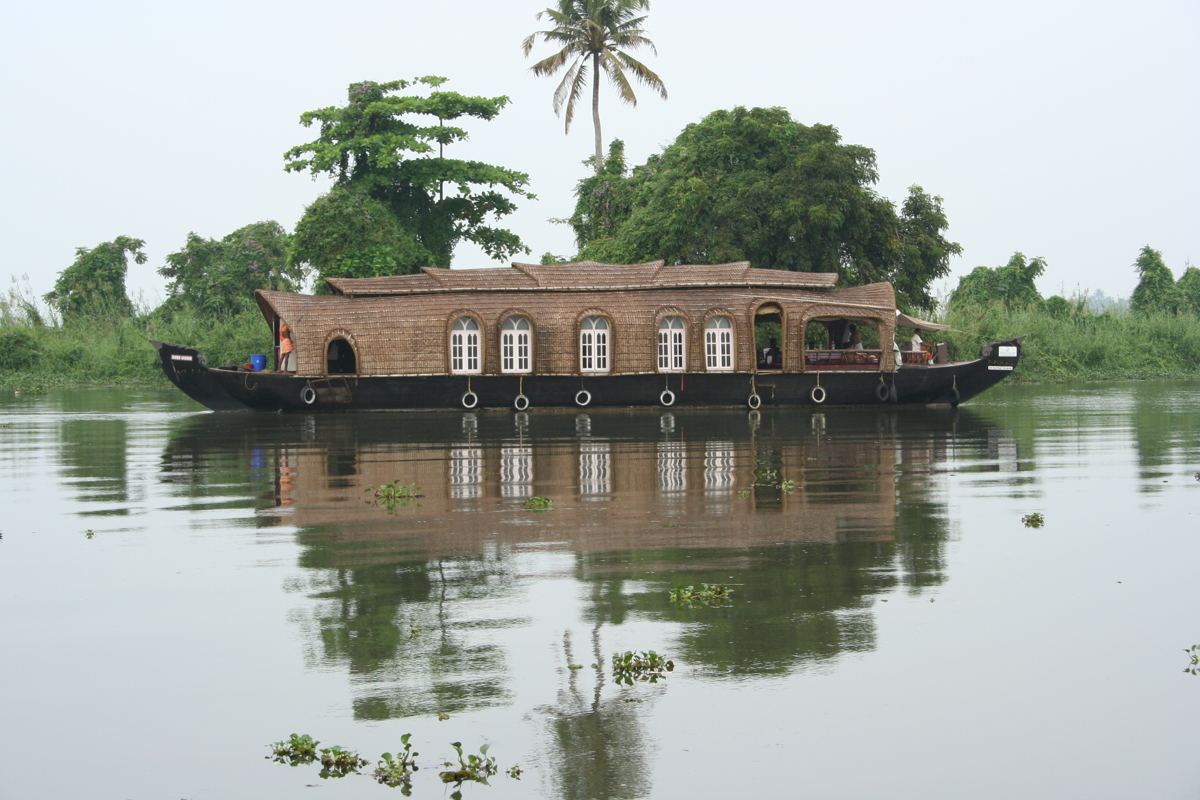 Houseboat on the Kerala backwaters