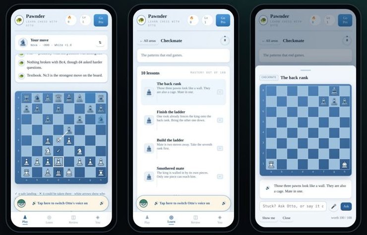 Pawnder chess coaching app